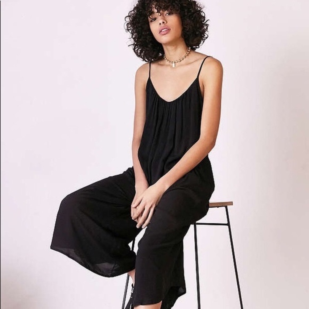 UO Silence + Noise Black Jumpsuit Size S